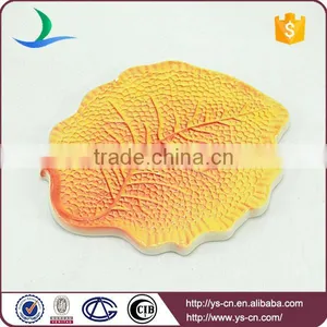 Yellow Leaf Porcelain Board With Clear Vein thumbnail-4