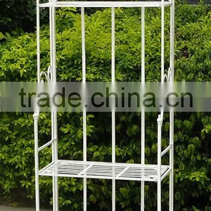 Vintage 4-tier Garden Corner Iron Flower Shelf thumbnail-3