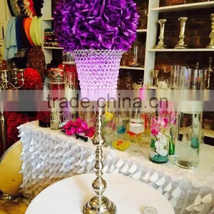 Candle Holder Crystal /wedding Table Centerpiece thumbnail-3