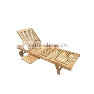 High Quality Best Selling Eco Friendly Natural Wood Sun Lounger From Viet Nam thumbnail-1