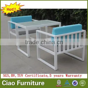 Garden Sectional Sofa Modern Design Aluminum Sofa Set Outdoor Furniture thumbnail-2