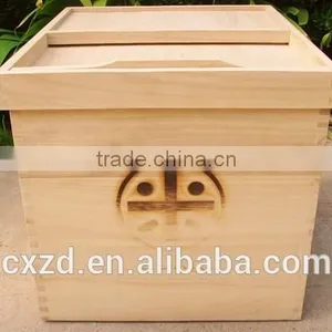 Wood Material Raw Rice Storage Use Wooden Rice Box thumbnail-2