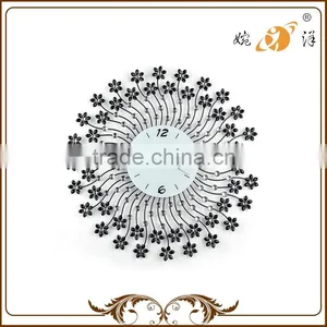 Different Kinds Flower Shape Beautiful Custom Wall Clock thumbnail-1