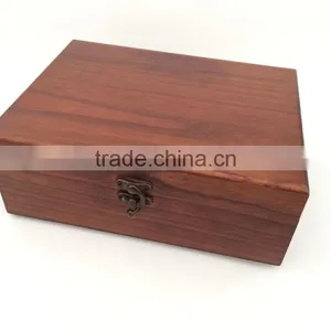 Cusom Logo Engraved Natural Paulownia Wooden Teabox thumbnail-4