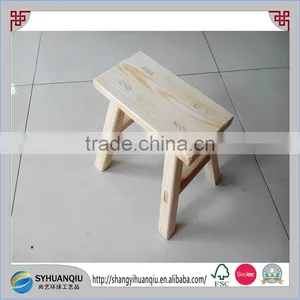 Polished Handmade Wooden Fishing Stool Suqare Wooden Leisure Chair thumbnail-1