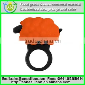 Promational Colorful Sports Silicone Ring With Debossed Logo For Boys / Girls thumbnail-1