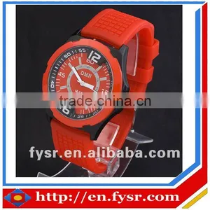 New Promotion Silicone Quartz Watches, Japan Movt thumbnail-1