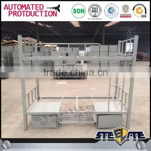 High Quality Two Level Bed Wrought Iron Bunk Bed Design for Dubai thumbnail-5