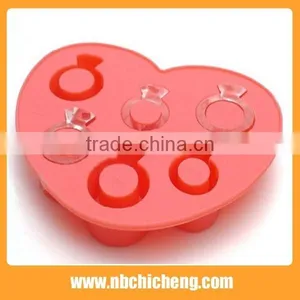 Ring Ice Cube Tray 6-tray Eco-friendly Silicone Ice Mould thumbnail-1