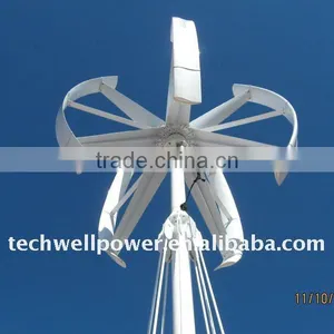 1-5kw Vertical Axis Wind Generator thumbnail-1