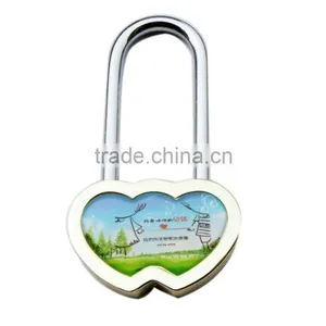 Heart Shape Zinc Alloy Padlock thumbnail-1
