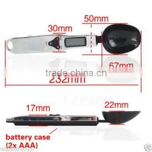 300g/0.1g Digital LCD Kitchen Lab Gram Medical Electronic Spoon Food Weight Scale thumbnail-3