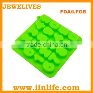 High Quality No Stick Number Shaped Ice Cube Tray thumbnail-1
