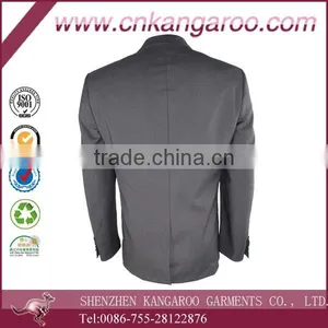 Polyester Viscose Breathable Custom Classic Business Mens Blazer thumbnail-4