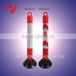 Rubber Base High Quality 950mm EU Standard Flexible Warning Post thumbnail-1