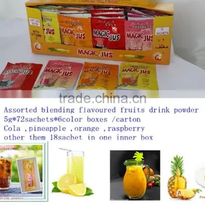 Orange Flavoured Magic Juice Powder for Juice Making thumbnail-1