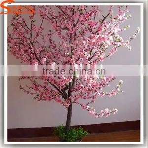 Wholsale China Customized Artifical Cherry Tree Decor Indoor Artificial Cherry Bilossom Tree Fake Cherry Tree for Sale thumbnail-4