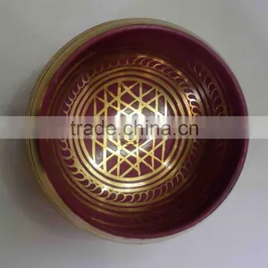 Best Selling Symbolic Colored Tibetan Meditation Healing Singing Bowl thumbnail-2