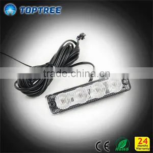 10-80V Amber LED Strobe Light Bars 16w 4pcs Combine Warning Light Bars thumbnail-1