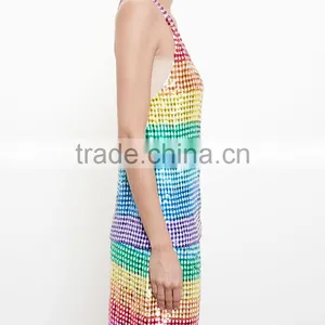 Sequins Fancy Racer Back Tank Tops for Girls thumbnail-2