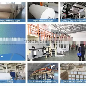 High Tacky Sublimation Printer Heat Transfer Paper Roll 100gsm for Textile thumbnail-5