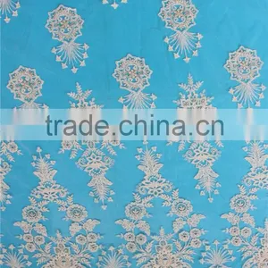 Factory Direct Sale Cheap Swiss Cotton Wedding Dress Making Lace Fabric thumbnail-1