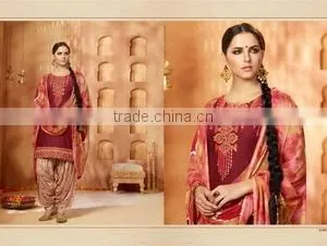 Patiala Readymade Embroidery Suits thumbnail-1