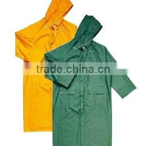 Deltaplus Polyester Raincoat With Double PVC Coating/ PVC Coating Raincoat/safety Raincoat thumbnail-1