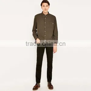 Mens Casual Shirt 2014 New Style Custom 100% Polyester Dress Shirts for Men thumbnail-2