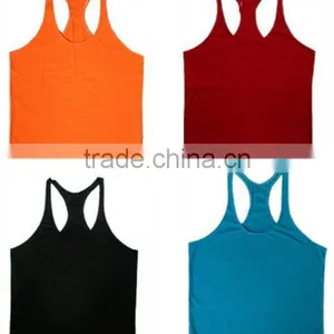 Promotional y Back Mens Tank Top/ Custom Sportswear Tank Top Made in China/ Wholesale China Manufacturer Tank Top thumbnail-1
