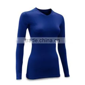 Factory OEM Pringting Custom Gym Workout Longsleeve t Shirt Womens thumbnail-1