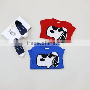 Tide Brand Children 's Clothing Girls Winter Simple Pure Cotton Sweater Pullover of Single Wholesale thumbnail-2