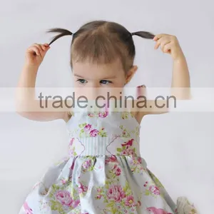 Little Girls Spring Flower Dress Kids Easter Cute Dress thumbnail-4