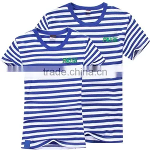 2016 Fashion Printed Stripe T-Shirt For Couple thumbnail-2