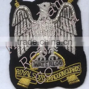 Hand Embroidery Scots Dragoons Badge thumbnail-1