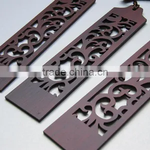 Chinoiserie Craft Flower Through Carved Wooden Bookmark thumbnail-4