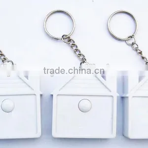 House Shape Measuring Tape Souvenior Promotion Cartoon Custom Logo Tape thumbnail-1