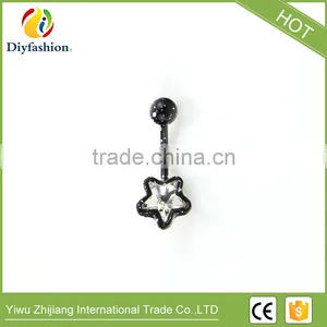 Hot New Style Stainless Steel Fluorescent Star Shape Navel Belly Button thumbnail-1