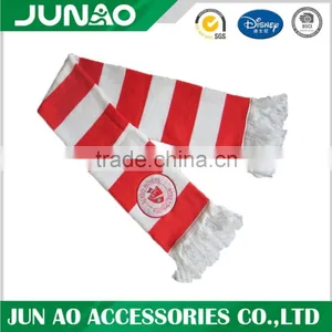 Fashionable Personalized Acrylic Knitted Football Fan Scarf thumbnail-4