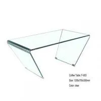 F-003 Clear Coffee Table thumbnail-1