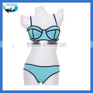 Sexy Xxx Bikini Girl Photos Neoprene Fabric Swimwear thumbnail-1