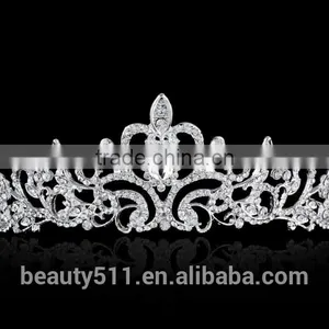 The Bride's Head is Decorated With a Diamond Wedding Accessories From the us and Europe HG018 thumbnail-5