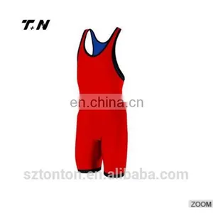 2017 Sublimation Custom Youth Wrestling Singlet thumbnail-5