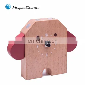 Supply Fashion Electric The Latest Design Home Decoration Fancy Wooden Digital Alarm Clock thumbnail-2