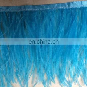 15-18cm Fabric Ostrich Feather Trim thumbnail-2