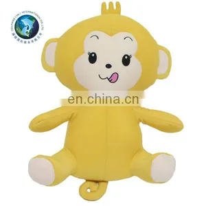 Stuffed Animal Plush Yellow Monkey U Shaped Pillow Fashion 2 in 1 Convertible Kids Travel Neck Pillow thumbnail-3