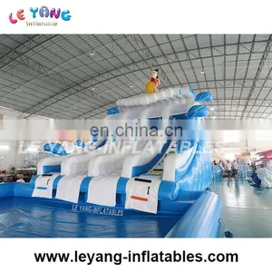 Water Park Sliding in Amusement Park / Inflatable Mini Water Theme Park thumbnail-3