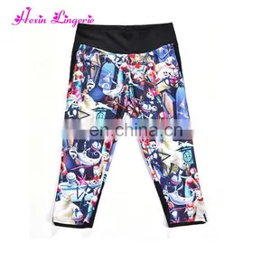Free Sample Oem Sexy Women Polyster Spandex Blank Sublimation Leggings thumbnail-1
