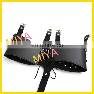 Adjustable Queen's PU Leather Costume Bondage Harness thumbnail-6