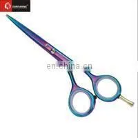 Hot Sale Hair Scissors Colorful Titanium Salon Hair Scissors thumbnail-1
